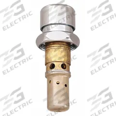 CHICAGO FAUCETS Cartridge: Use with Hot/Cold Water, Brass, Nickel Plated, Compression, (1) Cartridge (MPN 625-XJKABNF). Key specifications — For Water Temperature: Hot/Cold; Compatible Brand: Chicago Faucets; Product Type: Cartridge; Includes: (1) Cartridge; Material: Brass.