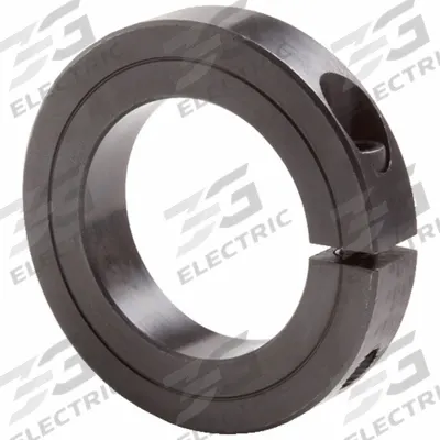 CLIMAX METAL PRODUCTS Shaft Collar: 1-Piece, Inch, Round, Clamp-On, 1 1/2 in Bore Dia - Steel Recessed-Screw Shaft Collars