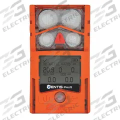 INDUSTRIAL SCIENTIFIC Multi-Gas Detector: IP68, INDUSTRIAL SCIENTIFIC Ventis Pro5, Lithium Ion, LED (MPN VP5-K12Y4101101). Key specifications — Gas Detected: Sulfur Dioxide; Housing Color: Orange; Battery Chemistry: Lithium Ion; Communication Protocol: Wi-Fi.