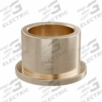 Flanged Sleeve Bearing: Bronze, SAE 841, 10 mm Bore, 13 mm OD, 10 mm Lg, -35°F to 300°F, 10 PK (MPN FFM1013-10B). Key specifications — System of Measurement: Metric; Material Grade: SAE 841; Flange Type: Flanged; Brand: OILITE.