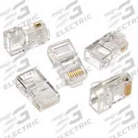 IDEAL Connector: Modular Plug RJ45, Stranded, 5e Cable Category, Std, 50pk Pack Size, 50 (MPN 85-396). Key specifications — Brand: IDEAL; Color: Clear; Compatible Cable Shape: Round; Compatible Wire Solid/Stranded: Stranded; _Pack Size: 50pk.