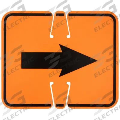 APPROVED VENDOR Traffic Cone Sign: ABS Plastic, 10 3/8 in Ht, 12 3/4 in Lg - Signs for Traffic Cones
