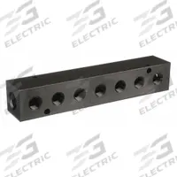 PNEUMADYNE INC Pipe Manifold Fitting: Inline, NPT x NPT, Rectangle, Aluminum, 1/2 in NPT, 3/8 in NPT (MPN M30-375-7). Key specifications — Material: Aluminum; Brand: PNEUMADYNE INC; Specific Fitting Shape: Rectangle.