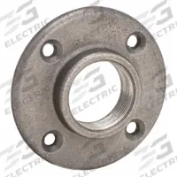 ANVIL Metal Pipe Flange: 1 in, Female NPT Threaded, Malleable Iron, Raised Flange, Class 150 (MPN 0310105408). Key specifications — Maximum Operating Pressure: Not For Pressure Service; Brand: ANVIL; (DO NOT SEND) Manufacturer Location: Made in USA.