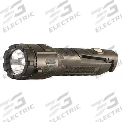 STREAMLIGHT Safety-Rated Flashlight: 245 lm, 9 hr Run Time at Max Brightness, 171 m Max Beam, Black (MPN 68781). Key specifications — Brand: STREAMLIGHT; Battery Requirements - Broad: Requires 3 AA.
