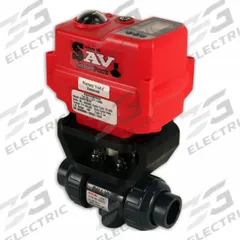 ASAHI Electrically Actuated Two-Way Ball Valve: 1 1/2 in, PVC, 95 to 265V AC, Full Port Ball Port (MPN 160140015). Key specifications — Actuator Features: Heater; Brand: ASAHI.