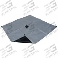 APPROVED VENDOR Leak Diverter Tarp: 12 ft Lg, 12 ft Wd, Polyethylene, Black/Silver (MPN 5WTZ5). Key specifications — Diverter Material: Polyethylene; Diverter Color: Silver; Leak Diverter Mounting Style: Straps; Brand: APPROVED VENDOR.