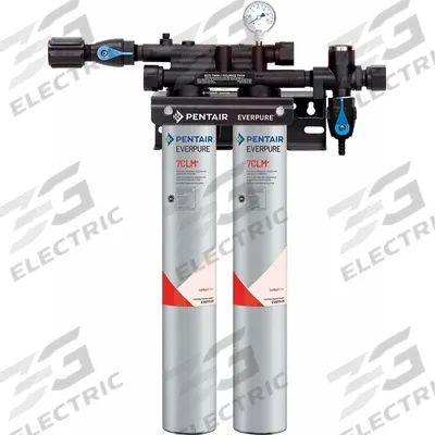 EVERPURE Water Filtration System: 5 micron, 3.3 gpm, FNPT, 25 in Overall Ht - Multi-Purpose Water Filter Systems
