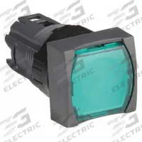 SCHNEIDER Flush Push Button: Green, 16 mm Mounting Size, Non-Metallic, Momentary (MPN ZB6CW3). Key specifications — Brand: SCHNEIDER; Action: Momentary; Series: XB6; Push Button Material Type: Non-Metallic.