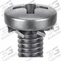 SEMS Screw: External Tooth, #10-32 Thread Size, 1 in Lg, Stainless Steel, Passivated, Pan, 10 PK (MPN 1-PPE-10F-100). Key specifications — Drive Size: #2.