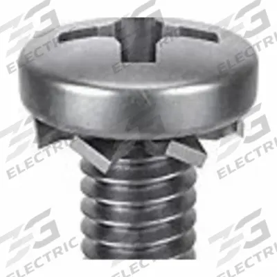 SEMS Screw: External Tooth, #10-32 Thread Size, 1 in Lg, Stainless Steel, Passivated - Machine Screws with External Tooth Lock Washers