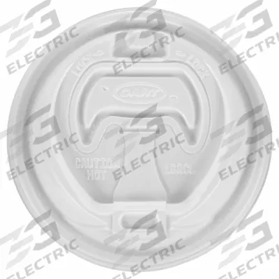 DART Disposable Hot/Cold Cup Lid: For 12 oz_14 oz_16 oz_20 oz_24 oz Cup Capacity, White - Recloseable Lift Lock Lids