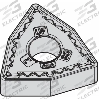 WIDIA Turning Insert: WNMG432UF - Trigon (W) Indexable Turning Inserts