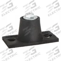 MASON Floor-Mount Vibration Isolator: Neoprene, 45 lb Capacity, 1 1/2 in Ht, 1 5/8 in Wd, Black (MPN 4C875). Key specifications — Brand: MASON; Screw Size: 5/16 in.