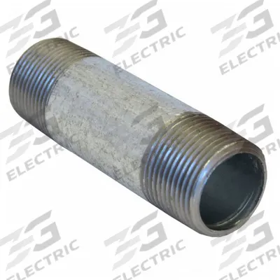 APPROVED VENDOR Pipe Nipple: 1/4 in Nominal Pipe Size, 3 in Lg, Schedule 80, Galvanized Steel - Schedule 80 Threaded on Both Ends Pipe & Nipples