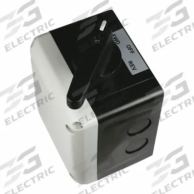 GIOVENZANA Drum Switch: 2 Pole, Single Phase, Momentary, Reversing - Drum Switches