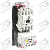 EATON NEMA Magnetic Motor Starter: Non-Reversing, 3 Poles, NEMA Size 00, 9 A, 120V AC Coil (MPN AN19AN0A5E1P6). Key specifications — Brand: EATON; Auxiliary Contact Form: 1NO; Coil Voltage: 110/120V AC; Phase: Three; Operator: None; Operator Controls: None; Auxiliary Contacts Included: 1NO; Signaling Features: Pilot Light.