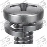 SEMS Screw: Split Lock, #6-32 Thread Size, 1 in Lg, Stainless Steel, Passivated, Pan, 10 PK (MPN 1-PPL-6C-100). Key specifications — Drive Size: #2.