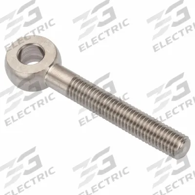 AMPG Fixed Rod End: Stainless Steel, Plain, 80 mm Hole Center-to-End Lg, Right Hand - Stainless Steel Male Threaded Fixed Rod Ends