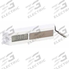 APPROVED VENDOR Surface-Mount Refrigeration Thermometer: -58°F to 158°F /-50°C to 70°C (MPN 13E398). Key specifications — Brand: APPROVED VENDOR; Display Type: Digital; Accuracy: +/-1.8°F at -4° to 86°F, Out of Range +/-3.6°F.