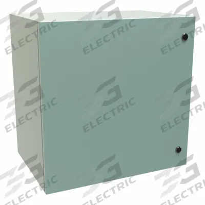 HAMMOND Electrical Enclosure: Steel, 24 in x 24 in x 16 in, NEMA 12/3R/4, Solid Cover - Steel Washdown Enclosures