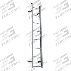 COTTERMAN Fixed Ladder: 7 ft Overall Ht, 21 in Overall Wd, Steel, 300 lb Load Capacity, 8 Rungs (MPN F8S C1). Key specifications — Brand: COTTERMAN; Assembly: Assembled; Number of Sections: 1.