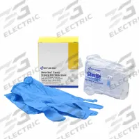 FIRST AID ONLY Compress: 4 yd Dressing Lg, 4 in Dressing Wd, Gauze, Sterile, Clips (MPN 2-014). Key specifications — Water Resistance: Not Water Resistant; Self-Adhesion: Not Self-Adhering; Unitized: Unitized; Standards: ANSI Z308.1-2015; Manufacturer Part Number: 2-014; Package Type: Box; Product Type: Compress; Sterility: Sterile.