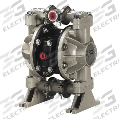ARO Double Diaphragm Pump: Polypropylene Body, 1/2 in, NPT Connection, 13 gpm - Polypropylene Housing AODD Pumps