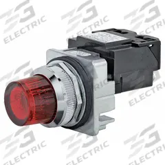 SIEMENS Pilot Light: 30 mm Panel Mounting Size, Red, LED, 480 V AC Max Volt Rating (Supply) (MPN 52PL5J2XB). Key specifications — Series: Class 52; Brand: SIEMENS; Includes Push-To-Test: No Push-To-Test Included.