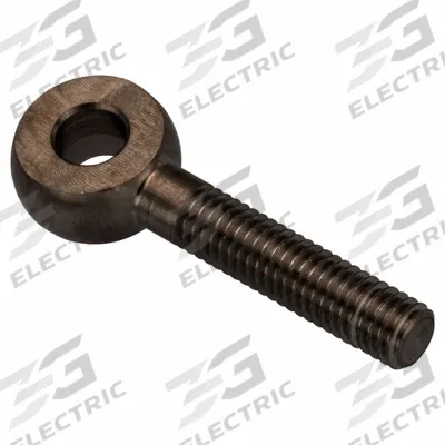 AMPG Fixed Rod End: Steel, Black Oxide, 35 mm Hole Center-to-End Lg, Right Hand - Steel Male Threaded Fixed Rod Ends