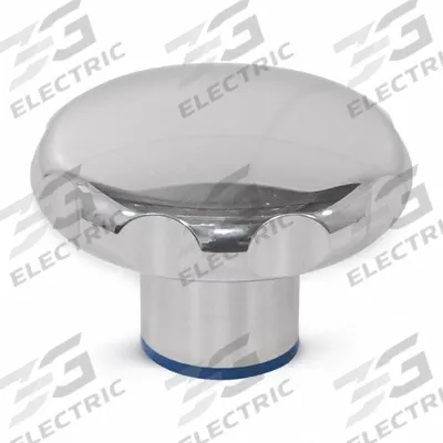 JW WINCO Hand Knob: Fluted, Stainless Steel, M6x1 Thread, 0.83 in Thread Lg - Hygienic Fluted Knobs with Threaded Hole