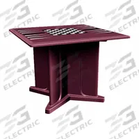 CORTECH Table: 29 in Overall Ht, 42 in Overall Wd, 42 in Overall Dp, Game Top Included, Burgundy (MPN 66750BYGT). Key specifications — attr1032567: CORTECH; attr1032564: Ballast Accepted; attr1032590: Polyethylene; attr1075036: Endurance.