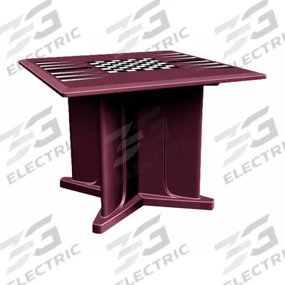 CORTECH Table: 29 in Overall Ht, 42 in Overall Wd, 42 in Overall Dp, Game Top Included - Square X-Base Tables