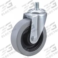 APPROVED VENDOR Stem Caster: 4 in Wheel Dia., 1 1/4 in Wheel Wd, Swivel, Swivel, 1/2 in Stem Dia. (MPN 32J819). Key specifications — Brand: APPROVED VENDOR; Thread Size: 1/2"-13; Wheel Bearing Type: Delrin; Wheel/Tread Color: Gray; Roll Up: Swivel.