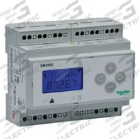 SCHNEIDER ELECTRIC Power Meter: Three Phase, 90/600V AC/DC, 5 A Current, ±0.20% Accuracy (MPN METSEEM3560). Key specifications — Accuracy: ±0.20%; Input Voltage: 90/600V AC/DC; Measures: Power; Phase: Three; Brand: SCHNEIDER.