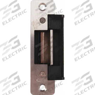 RUTHERFORD Electric Door Strike: 1 1/4 in Wd, 4 7/8 in Ht, Cylindrical/Mortise - Combination Cylindrical & Mortise Electric Strikes