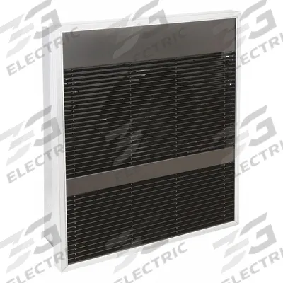 Dayton Recessed Electric Wall-Mount Heater: 2000 W/4000 W, 208V AC, Single Phase - Large Recessed Electric Wall Heaters