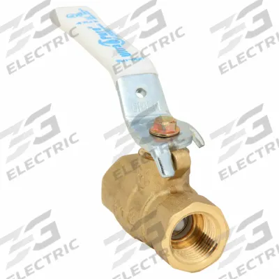 MILWAUKEE VALVE Manual Two-Way Ball Valve: 3/8 in, Brass, Straight, FNPT x FNPT - Brass Ball Valves