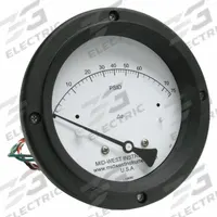 MIDWEST INSTRUMENT Differential Pressure Gauge & Switch: Back, 1/4 in NPT Female, 120, 4 1/2 in Dial (MPN 120SC-00-O-AA-75P). Key specifications — Sensor Type: Piston; Series: 120; Housing Material: 316 Stainless Steel; Certificate of Calibration: Not Included; Gauge Accuracy: ±3-2-3%.