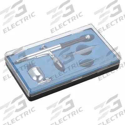 SPEEDAIRE Air Brush Kit: 7 mL Cup Capacity, 0.3 cfm @ 40 psi, 50 psi Max Working Pressure - Conventional Airbrush Kits