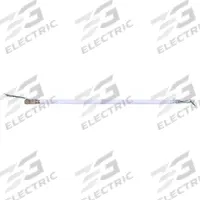 CANARM Fan Downrod: 36 in Lg, Ceiling Fan, 1 in Wd, Steel (MPN DCR3611). Key specifications — Includes: Safety Cables; Material: Steel; Manufacturer Part Number: DCR3611; Brand: CANARM; Color: White.