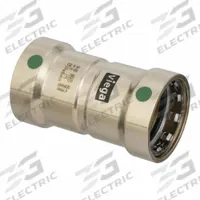 VIEGA MEGAPRESS Transition Coupling: Coupling Body, 1 in CTS x 1 in Pipe size, Press-fit x Press-fit (MPN 76615). Key specifications — Brand: VIEGA MEGAPRESS; Series: MegaPress®; Broad - Material for Bullet: Copper Or Bronze; Brand - Broad: VIEGA.