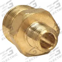 APPROVED VENDOR Metal Pipe Straight: Hex Nipple, 1/4 in x 1/8 in, Class 150, Brass, 10 PK (MPN 6AZF1). Key specifications — Brand: APPROVED VENDOR.