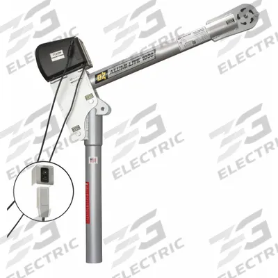 OZ LIFTING PRODUCTS Davit Crane: Aluminum, Electric, 1,000 lb Max. Load Capacity - Lightweight Aluminum Davit Cranes