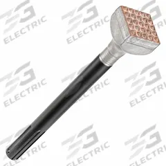 DEWALT Chisel Bit: 1 1/2 in Head Wd, 10 in Overall Lg, 45/64 in Shank Dia, 45/64 in Shank Hex Size (MPN DWA5856). Key specifications — attr253714: Roughing; attr277143: DEWALT.