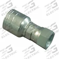 AEROQUIP Hydraulic Crimp Fitting: Steel x Steel, Straight, -12 For Hose Dash Size, NPSM x Crimp (MPN 1AA12SP12). Key specifications — Brand: AEROQUIP; Fitting Gender: Female x Genderless; Fitting Connection Type: NPSM x Crimp; Thread Size: 3/4"-14; For Hose Dash Size: -12.