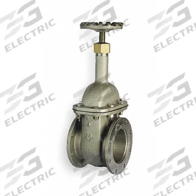 MILWAUKEE VALVE Gate Valve: 4 in, Aluminum, Rising, Class 125 Flange, 125 psi CWP - Aluminum Gate Valves for Dry Materials