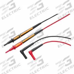 FLUKE Test Leads: CAT II 1000V/CAT III 1000V/CAT IV 600V, Std Probe, Shrouded Banana Plug, 5 ft Lg (MPN TL175-HV). Key specifications — Brand: FLUKE.