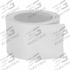 RHINO Color-Coded Shrink Tubing: 1.5 in I.D. Before Shrinking, 0.75 in I.D. After Shrinking, 4 ft Lg (MPN RCT-1.50-W). Key specifications — Color: White; Brand: RHINO.