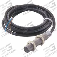 EATON Inductive Cylindrical Proximity Sensor: Non-Terminated Cable, Shielded, 3 Wires, 10-30V DC, NC (MPN E57G-12SPC2-C2). Key specifications — Brand: EATON; AC Supply Voltage Rating: Not Rated; DC Supply Voltage Rating: 10-30V DC.